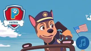 Paw Patrol in Go Chase | Chase's Song in Cartoon 🎵🚨