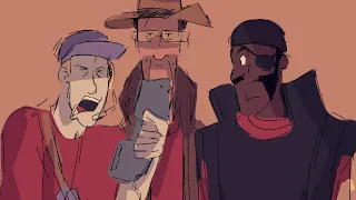 3 mercs in a lift (tf2 animatic)