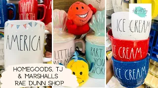 HOMEGOODS, TJ MAXX & MARSHALLS SHOP FOR RAE DUNN,  RAE DUNN HUNTING, MUGS, SPRING & SUMMER FINDS