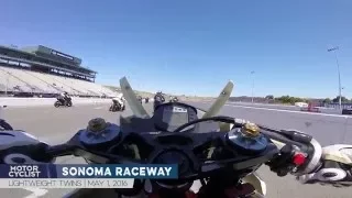 KTM RC390 Racebike Sets Lightweight Twin Lap Record At Sonoma Raceway | ONBOARD GOPRO VIDEO