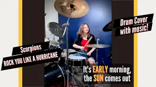 Scorpions - Rock You Like a Hurricane (Drummer Cam / Drum Cover) Played Live by Teen Drummer