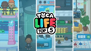 ТОП-5 ЛОКАЦИЙ В TOCA LIFE WORLD !  Лучшие локации в ТОКА БОКА ! СЕКРЕТЫ ТОКА БОКА ! МИЛАШКА МАЛЫШКА