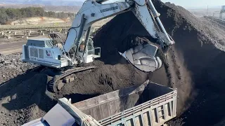 Liebherr Excavators 994, 984, 976, 974, 964 Working On Quarries And Mines - Mega Machines Movie