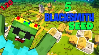 "Top 5 Minecraft Seeds with Multiple Blacksmith Villages"