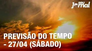 Previsão do Tempo - 27/04 (Sábado)