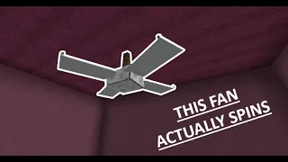 How to make a ceiling fan in minecraft