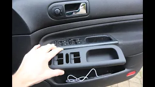 VW Golf - Refurbish Door Grab handle trim coating worn away - How to Fix Scratched with new Coating