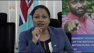 Fijian Minister for Housing launches the Ministry of Housing's 2 bedrooms house plan