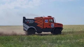 Грузовой автомобиль УРАЛ из Миасса участвует в Silk Way Rally 2023