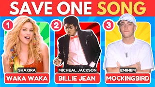 SAVE ONE SONG - Most Popular Songs 🎵 | Music Quiz