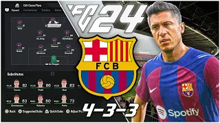 Replicating XAVI'S 4-3-3 Barcelona Tactics | EA FC 24