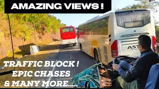 THE EPIC CHASE | OVERNIGHT BUS JOURNEY | Silchar to Guwahati | Rayan Travels | VOLVO B8R Bus