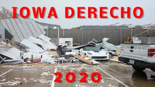 TRAPPED INSIDE AN INLAND HURRICANE - Iowa Derecho 2020