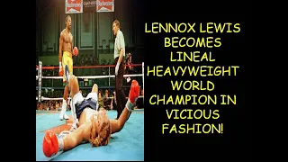 Full Fight Lennox Lewis vs Shannon Briggs 03-28-98