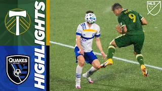 Portland Timbers vs. San Jose Earthquakes | October 11, 2020 | MLS Highlights