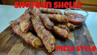 Shot Gun Shells - Pizza Style on the Drum Smoker