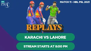 #HBLPSLReplays | Karachi Kings vs Lahore Qalandars | Match 11 | HBL PSL 6