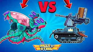 TANK KRAKEN VS TANK FLAK! Which Tank is the Best? Hills of Steel