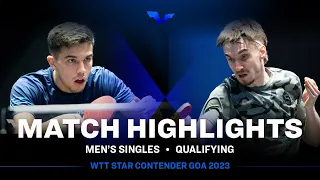 Jules Rolland vs Horacio Cifuentes | MS Qual | WTT Star Contender Goa 2023