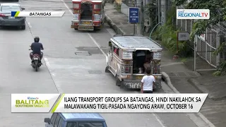 Balitang Southern Tagalog: Transport Strike