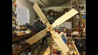 How to Make Best Big DiY 4 Blade Whirligig Propeller part 3