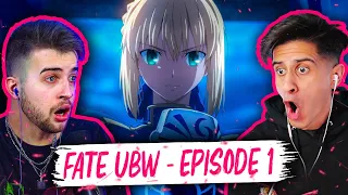 Fate/Stay Night Unlimited Blade Works! Episode 1 REACTION | Group Reaction