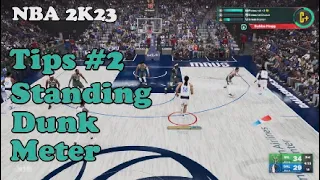 How to Standing Dunk Meter in NBA 2K23