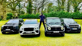 My 2021 4x4 SUV Collection, G63 AMG, Bentley Bentayga, GLS 63 AMG. Start up, Rev off & Acceleration