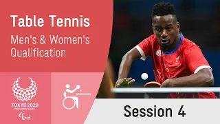 Table Tennis Qualification - Session 4 | Day 1 | Tokyo 2020 Paralympic Games