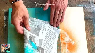 LEARN HOW TO PAINT LIKE A PRO WITH THIS EASY TUTORIAL ABSTRACT PAINTING / HOW TO CREATE AN ABSTRACT