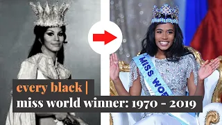 Every Black Miss World Winner - Crowning Moments | 1970 - 2019 | Black is Beautiful