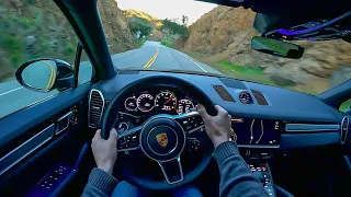 2022 Porsche Cayenne - POV Canyon Blast (Binaural Audio)