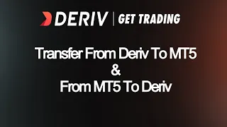 How To Transfer Fund From Deriv to MT5 & From MT5 Back to Deriv