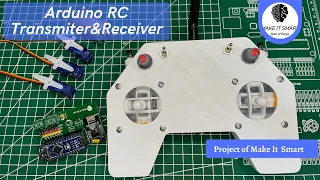 DIY Arduino based 10 Channels RC Transmitter & Receiver V2 #arduino #rc #rctransmitter