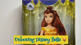 UNBOXING DISNEY BELLE CLASSIC DOLL *very detailed*