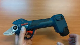 Bosch pro pruner, foarfecă de grădină electrică.