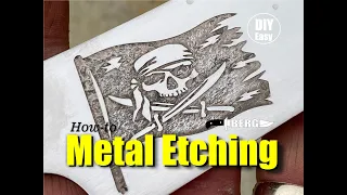 How to Metal Etching with a Car Battery Charger by Berg knifemaking