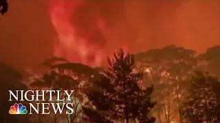 Australian Wildfires Lead Thousands To Seek Refuge On Beach | NBC Nightly News