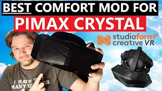 Make your Pimax Crystal ALL DAY COMFY! Studioform balance kit and Apache strap REVIEW