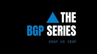 KEY CONCEPTS: eBGP vs iBGP!