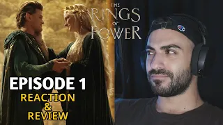 TOLKIEN FAN REACTS to The Rings Of Power S1 E1 - 'A Shadow of the Past'