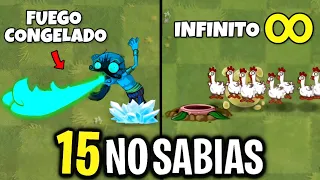 15 COSAS INCREIBLES que DEBES DE SABER en Plantas Vs Zombies 2  pt.7