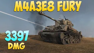 M4A3E8 Fury - 6 Frags 3.3K Damage - Like in the movies! - World Of Tanks