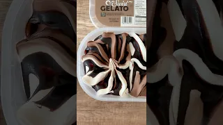 Trader Joe’s:  ✨NEW✨ Chocolate & Vanilla Bean Swirl Gelato ($5.49) #traderjoes