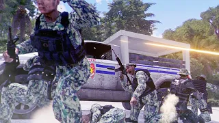 PULIS NA AMBUSH NG MGA REBELDE NAG REINFORCE ANG ARMY - MACHINIMA