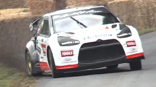 Oliver Solberg FLATOUT up Goodwood Hillclimb! - 600HP Citroën DS3 RX Supercar!