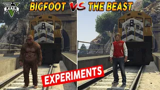 GTA 5 BIGFOOT VS THE BEAST, WHO IS BEST ?
