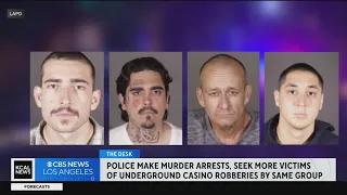 4 men arrested for the murder of a security guard at an underground casino