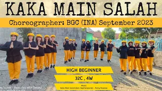 KAKA MAIN SALAH - Line Dance - Choreo: BGC (INA) September 2023- Demo: WaCaNa LD GOMBONG