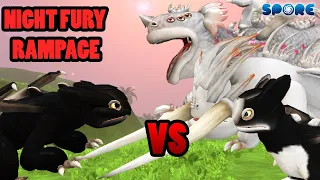 Night Fury Rampage | Cartoon Rampage [S1] | SPORE